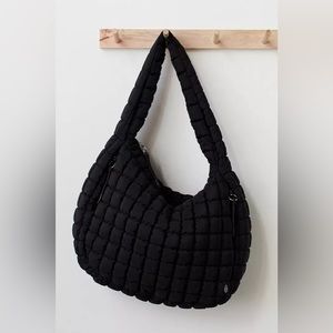 Free People FP Movement Quilted Carryall (black)